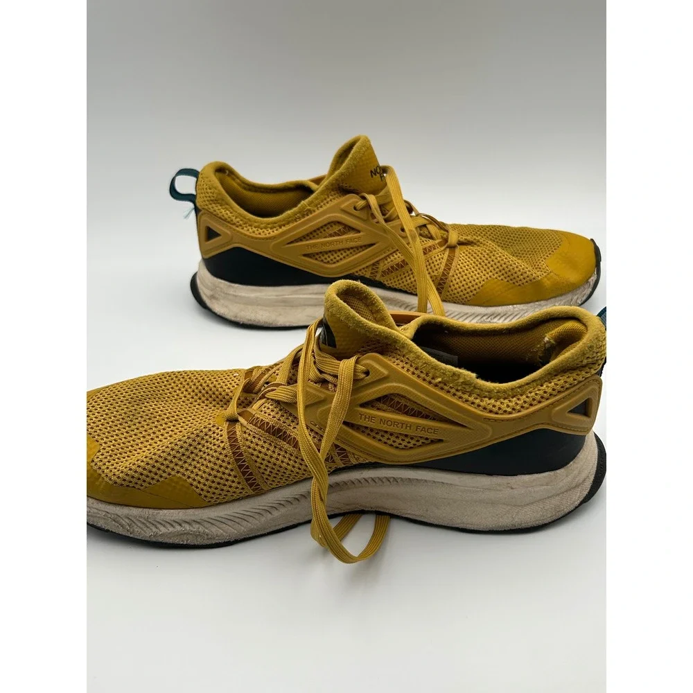 The North Face Mens VECTIV Eminus Trail Running Shoes Yellow Black NF0A7W5S 10.5